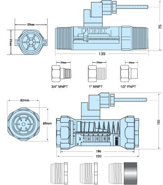Z-6501、Z-6502、Z-6503、Z-6504水平流量計(jì)